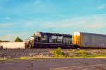 NS SD40-2 Locomotive in the yard